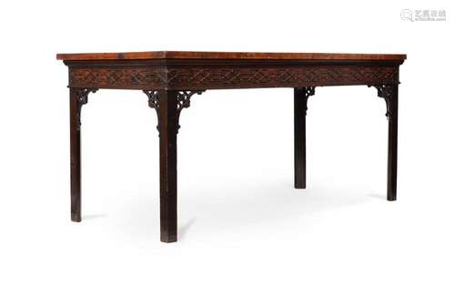 A GEORGE III MAHOGANY SERVING OR HALL TABLE, CIRCA 1770