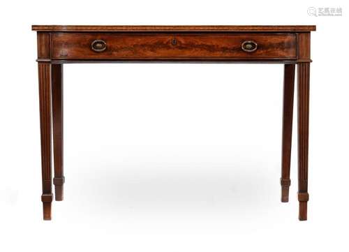 A REGENCY MAHOGANY SIDE OR HALL TABLE, IN THE MANNER OF GILL...