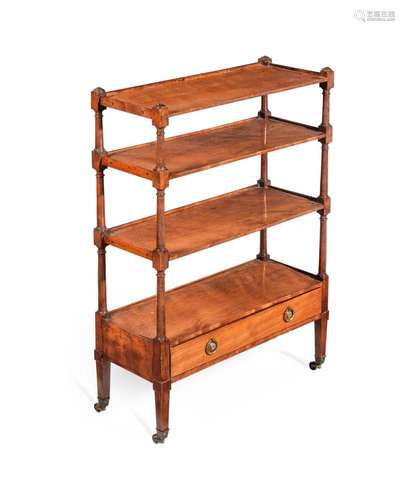 Y A REGENCY SATINWOOD ETAGERE, CIRCA 1815