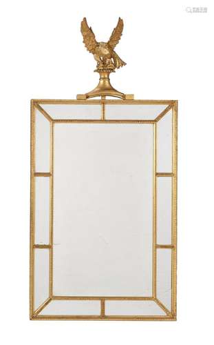 A GEORGE III GILTWOOD WALL MIRROR, CIRCA 1790