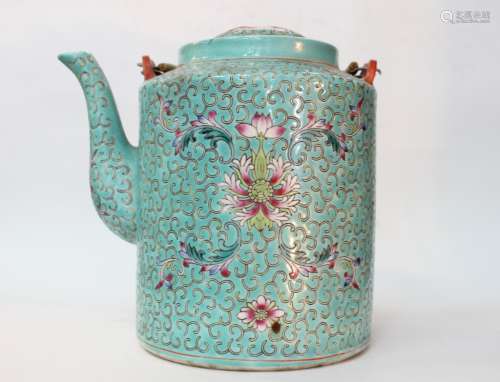 Chinese Famille rose Porcelain Teapot