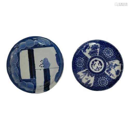 Two Arita Porcelain Plates