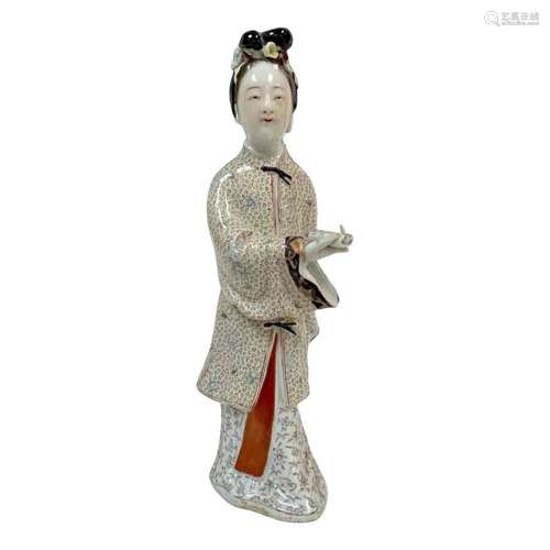 Chinese Hand-painted Porcelain Figurine