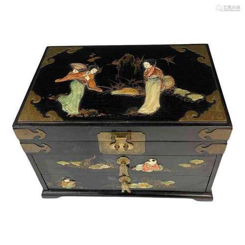 Vintage Shibayama Jewelry Box