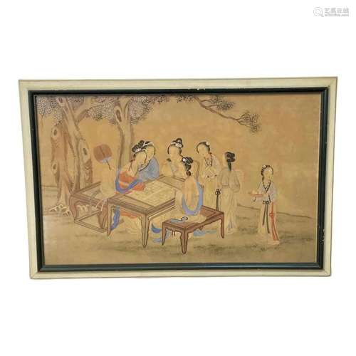 Chinese Hand-colored Print