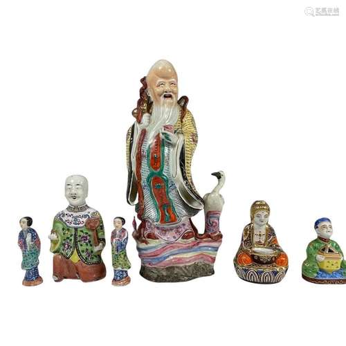 Group of Asian Porcelain Figures