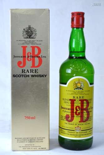 A Bottle Old J&B Rare Blended Scotch Whisky 750ML