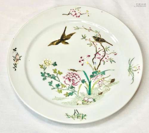 Chinese Famille Rose Plate