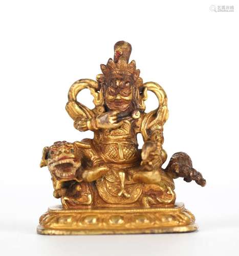 Small Chinese Gilt Bronze Buddha Figure