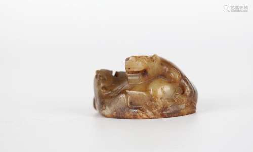 Chinese Archaic Jade Figure of Tiger
