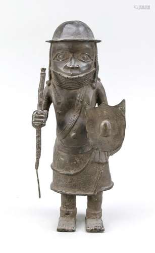 Benin bronze, Benin, 20th c.? Stan