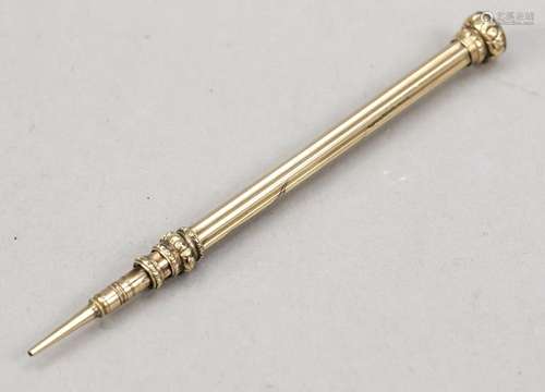 Gilded pencil, probably 1st h. 20t