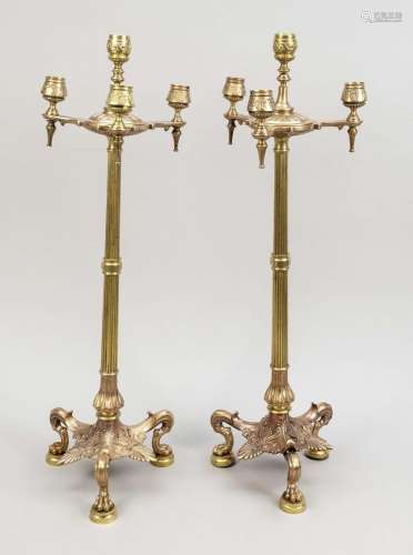 Pair of candlesticks in Etruscan s