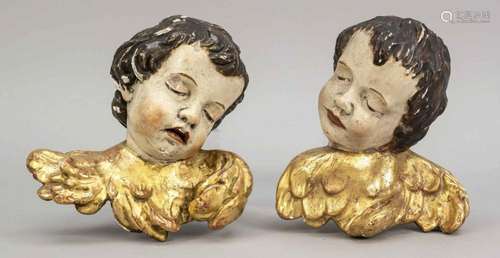 Pair of putti, probably 19th centu