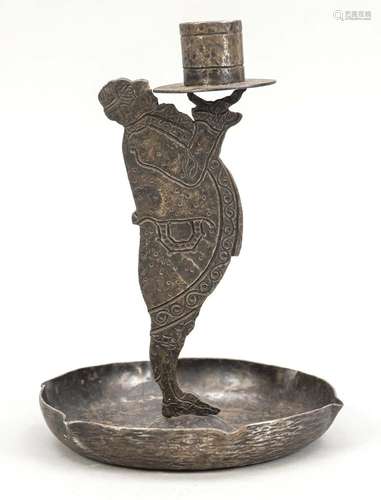 Figural candlestick, late 19th/ear