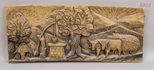 Rustic carving with cultured lands