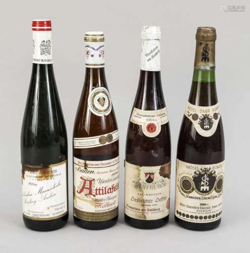 10 bottles of old German Prädikats