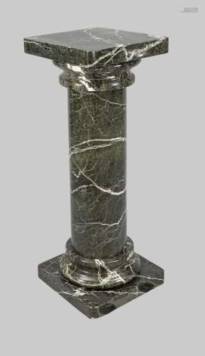 Heavy floral column/palm pedestal,