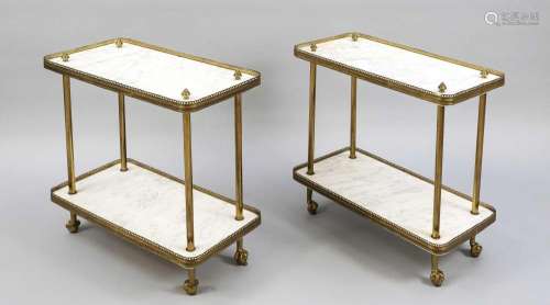 Pair of side tables/stages, 1st ha