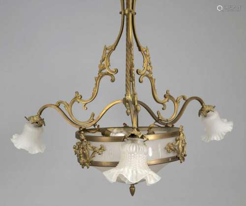 Historicist ceiling lamp, end of 1