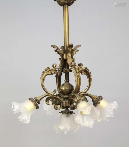 Historicist ceiling lamp, late 19t