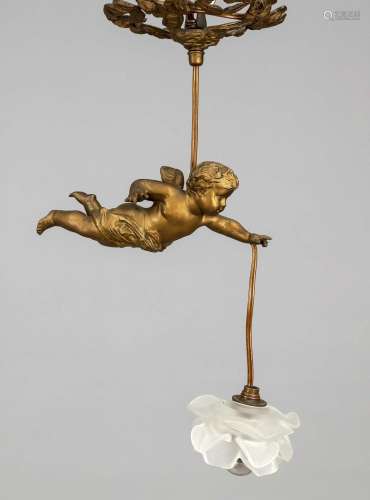 Ceiling lamp with floating putto,