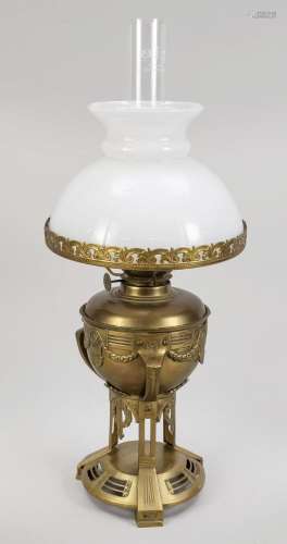 Petroleum lamp, late 19th century,