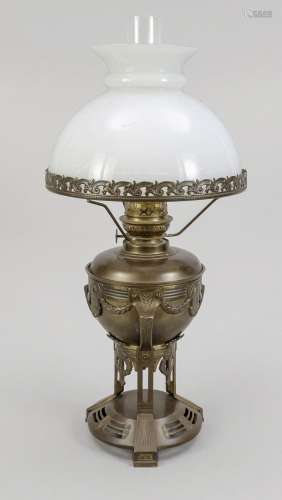 Petroleum lamp, late 19th century,