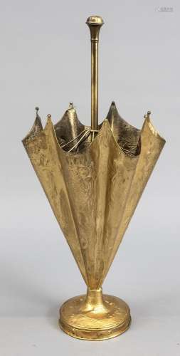 Umbrella stand, 19th/20th c., bras