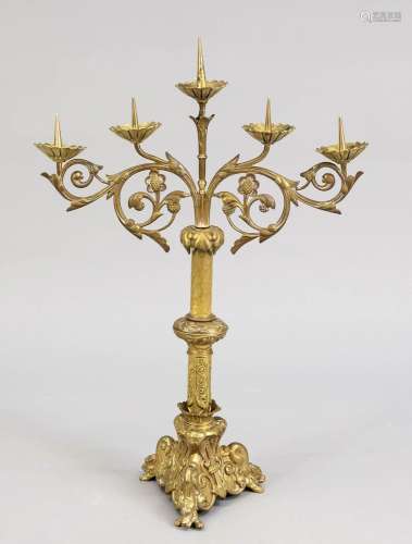 Church candelabrum, late 19th cent