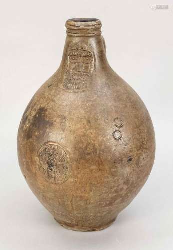 Large Bartmann jug, probably 18th