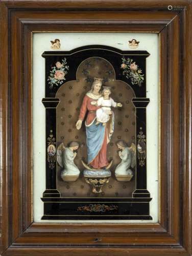 Sacred image with music box, 1st h
