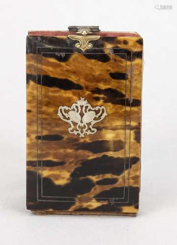 Notepad, late 19th c. Tortoiseshel