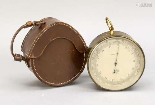 Portable barometer, England, early