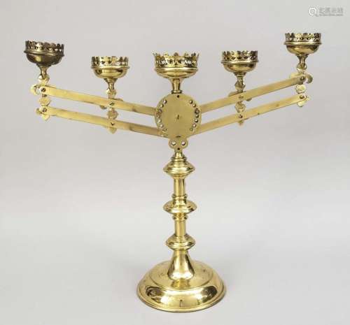 Altar chandelier, 19th/20th c., br