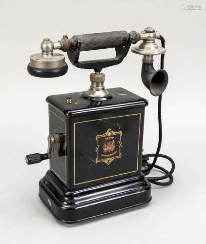 Historical telephone, Denmark, lat