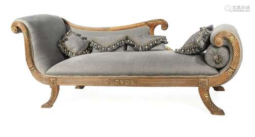 Decorative chaise longue in Empire