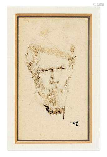 Ende, Hans am. 1864 Trèves - 1918 Stettin. Portrait d'un...