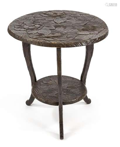 Art Nouveau side table c. 1900, li