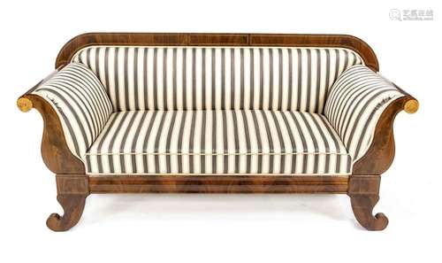 Biedermeier sofa around 1830, maho