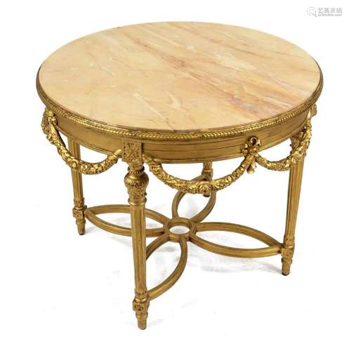 Round table in Louis Seize style,