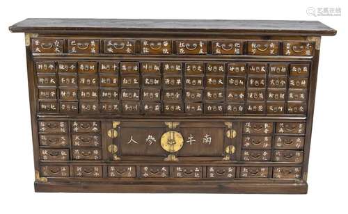 Asian apothecary cabinet based on