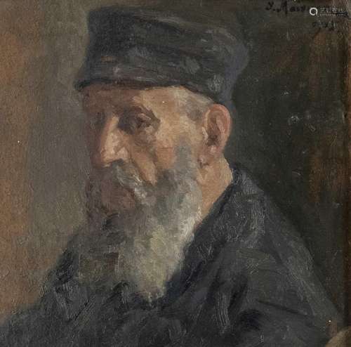 Maisner, Salomon. 1886 Kalisz - 1942 Lodz. Portrait d'un...