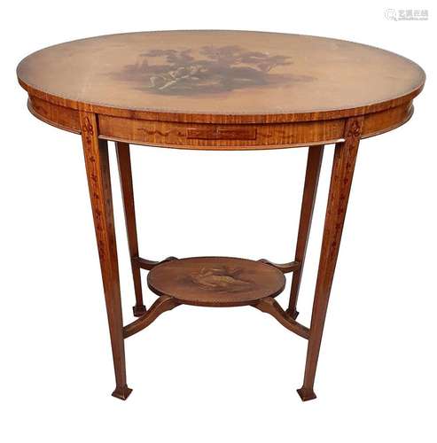 FRANCE, D'EPOQUE NAPOLEON III TABLE OVALE