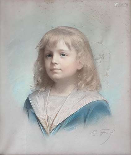 ECOLE FRANCAISE VERS 1900 PORTRAIT D'ENFANT