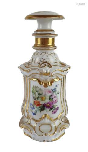 PORCELAINE DE PARIS FLACON COUVERT