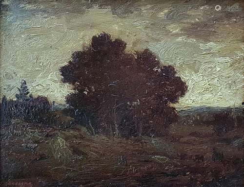 GEORGE MATTHEW BRUESTLE (1872-1939) PAYSAGE