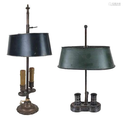 PAIRE DE LAMPES BOUILLOTES, 19ÈME SIECLE