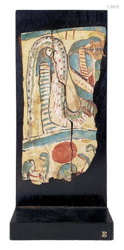 FRAGMENT DE SARCOPHAGE, EGYPTE ANCIENNE