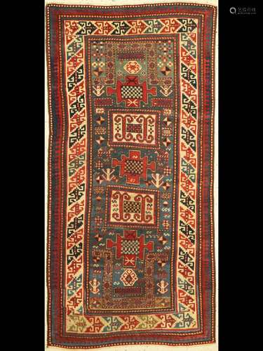 Karachoph Kazak antique, Caucasus, around 1880, wool